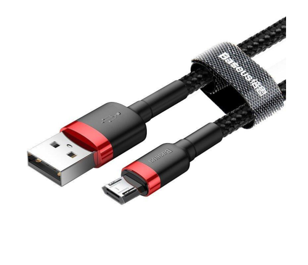 BASEUS Kabel USB-A - microUSB 3m (w oplocie) CAMKLF-H91 - 1066973 - zdjęcie 2
